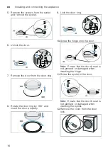 Preview for 16 page of Bosch WTX8HEL9SN Installation And Operating Instructions Manual