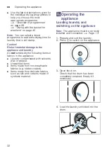 Preview for 32 page of Bosch WTX8HEL9SN Installation And Operating Instructions Manual