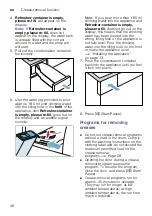 Preview for 48 page of Bosch WTX8HEL9SN Installation And Operating Instructions Manual