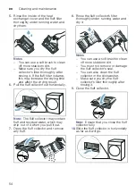 Preview for 54 page of Bosch WTX8HEL9SN Installation And Operating Instructions Manual