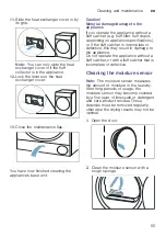 Preview for 55 page of Bosch WTX8HEL9SN Installation And Operating Instructions Manual