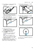 Preview for 59 page of Bosch WTX8HEL9SN Installation And Operating Instructions Manual