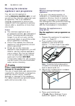 Preview for 60 page of Bosch WTX8HEL9SN Installation And Operating Instructions Manual