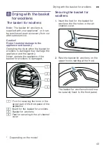 Preview for 43 page of Bosch WTX8HKB9SN Installation And Operating Instructions Manual