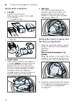 Preview for 44 page of Bosch WTX8HKB9SN Installation And Operating Instructions Manual