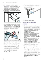 Preview for 46 page of Bosch WTX8HKB9SN Installation And Operating Instructions Manual