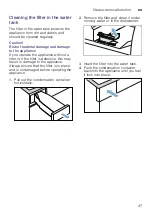 Preview for 47 page of Bosch WTX8HKB9SN Installation And Operating Instructions Manual