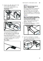 Preview for 49 page of Bosch WTX8HKB9SN Installation And Operating Instructions Manual