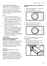 Preview for 59 page of Bosch WTX8HKB9SN Installation And Operating Instructions Manual