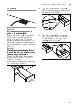 Preview for 47 page of Bosch WTX8HKL9SN Installation And Operating Instructions Manual