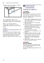 Preview for 48 page of Bosch WTX8HKL9SN Installation And Operating Instructions Manual