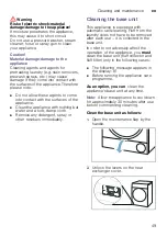 Preview for 49 page of Bosch WTX8HKL9SN Installation And Operating Instructions Manual