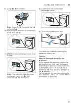 Preview for 51 page of Bosch WTX8HKL9SN Installation And Operating Instructions Manual