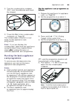 Preview for 55 page of Bosch WTX8HKL9SN Installation And Operating Instructions Manual