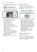 Preview for 30 page of Bosch WTY877690W Installation And Operating Instructions Manual