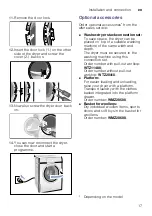 Предварительный просмотр 17 страницы Bosch WTY87879SN Installation And Operating Instructions Manual