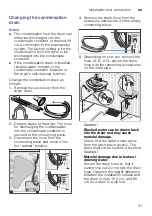 Preview for 31 page of Bosch WTY887W0EE Installation And Operating Instructions Manual