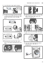 Preview for 15 page of Bosch WTY888W0GR Installation And Operating Instructions Manual