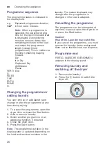 Preview for 26 page of Bosch WTY888W9GR Installation And Operating Instructions Manual