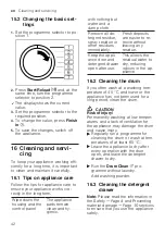 Предварительный просмотр 42 страницы Bosch WUU24460HK User Manual And Installation Instructions