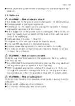 Предварительный просмотр 7 страницы Bosch WUU24T72ES User Manual And Installation Instructions
