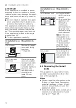 Предварительный просмотр 14 страницы Bosch WUU24T72ES User Manual And Installation Instructions