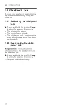 Preview for 40 page of Bosch WUU24T73ES User Manual And Installation Instruction