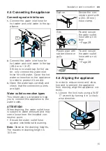 Предварительный просмотр 15 страницы Bosch WUU28T01GR User Manual And Installation Instructiions
