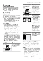 Preview for 15 page of Bosch WUU28T6XES User Manual And Assembly Instructions