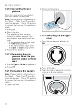 Preview for 42 page of Bosch WUU28TL9SN User Manual And Installation Instructions