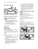 Preview for 16 page of Bosch WVG28420AU Instruction Manual And Installation Instructions