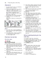 Preview for 18 page of Bosch WVG28420AU Instruction Manual And Installation Instructions