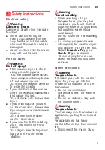 Preview for 5 page of Bosch WVG30441SN Instruction Manual And Installation Instructions