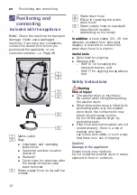 Предварительный просмотр 12 страницы Bosch WVG30443SN Instruction Manual And Installation Instructions