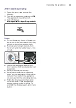 Preview for 19 page of Bosch WVG30460GC Instruction Manual And Installation Instructions