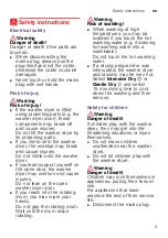 Preview for 5 page of Bosch WVG30460ME Instruction Manual And Installation Instructions