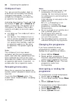 Preview for 18 page of Bosch WVG30460ME Instruction Manual And Installation Instructions