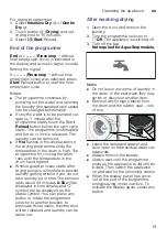 Preview for 19 page of Bosch WVG30460ME Instruction Manual And Installation Instructions