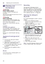 Preview for 28 page of Bosch WVG30460ME Instruction Manual And Installation Instructions