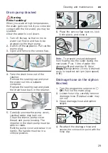 Preview for 29 page of Bosch WVG30460ME Instruction Manual And Installation Instructions