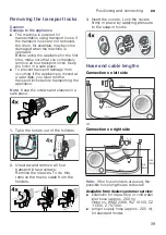 Preview for 39 page of Bosch WVG30460ME Instruction Manual And Installation Instructions