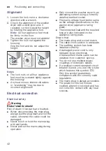 Preview for 42 page of Bosch WVG30460ME Instruction Manual And Installation Instructions