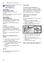 Предварительный просмотр 28 страницы Bosch WVG30460TH Instruction Manual And Installation Instructions