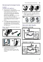 Предварительный просмотр 39 страницы Bosch WVG30460TH Instruction Manual And Installation Instructions