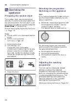 Preview for 26 page of Bosch WVG30462GB Instruction Manual And Installation Instructions