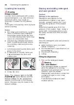 Preview for 28 page of Bosch WVG30462GB Instruction Manual And Installation Instructions