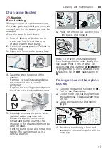 Preview for 41 page of Bosch WVG30462GB Instruction Manual And Installation Instructions