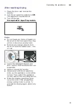 Предварительный просмотр 19 страницы Bosch WVG30462SG Instruction Manual And Installation Instructions