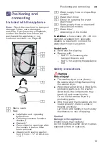 Preview for 13 page of Bosch WVG3046SIN Instruction Manual And Installation Instructions