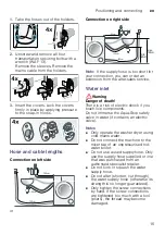 Preview for 15 page of Bosch WVG3046SIN Instruction Manual And Installation Instructions